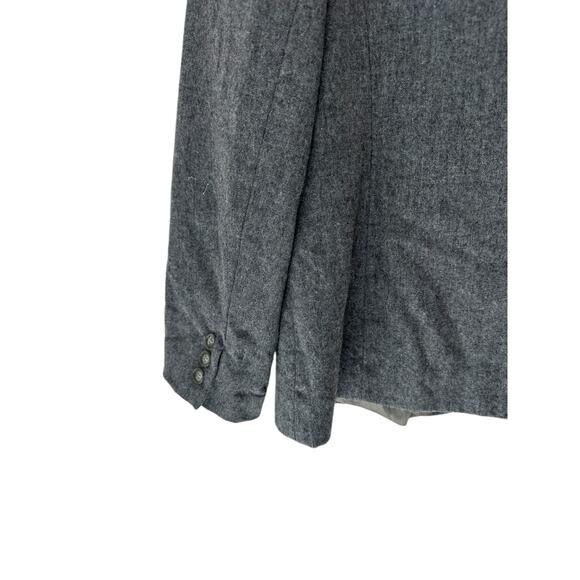 Pendleton Gray Preppy Academia Business Career Office Work Wool Blazer Size 14 - Picture 11 of 16